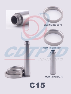 1227375 Guide Valve Stem Heat Resistant High Precision For Caterpillar C15 Engine